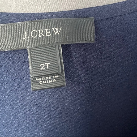 J. Crew TALL NAVY BLUE Cap Sleeve Top - Picture 8 of 9